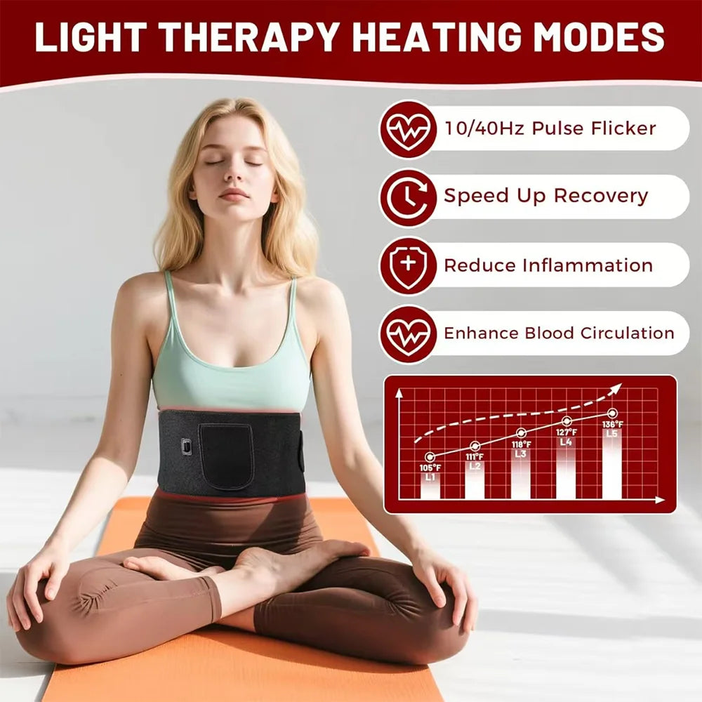 Red Light Therapy Belt for Pain Relief and Muscle Recovery - 2