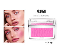 Matte Embossed Blush Palette for Natural Cheek Glow