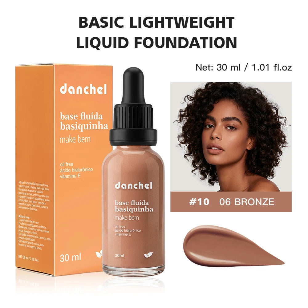 Matte Lightweight Liquid Foundation for Flawless Poreless Skin - 31