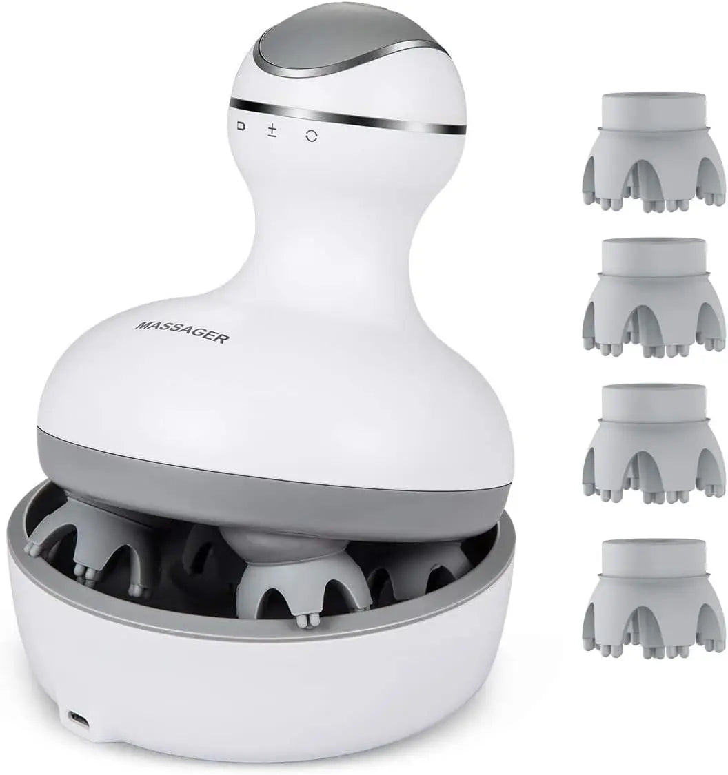 Electric Cordless Scalp Massager for Stress Relief and Hair Growth - 1