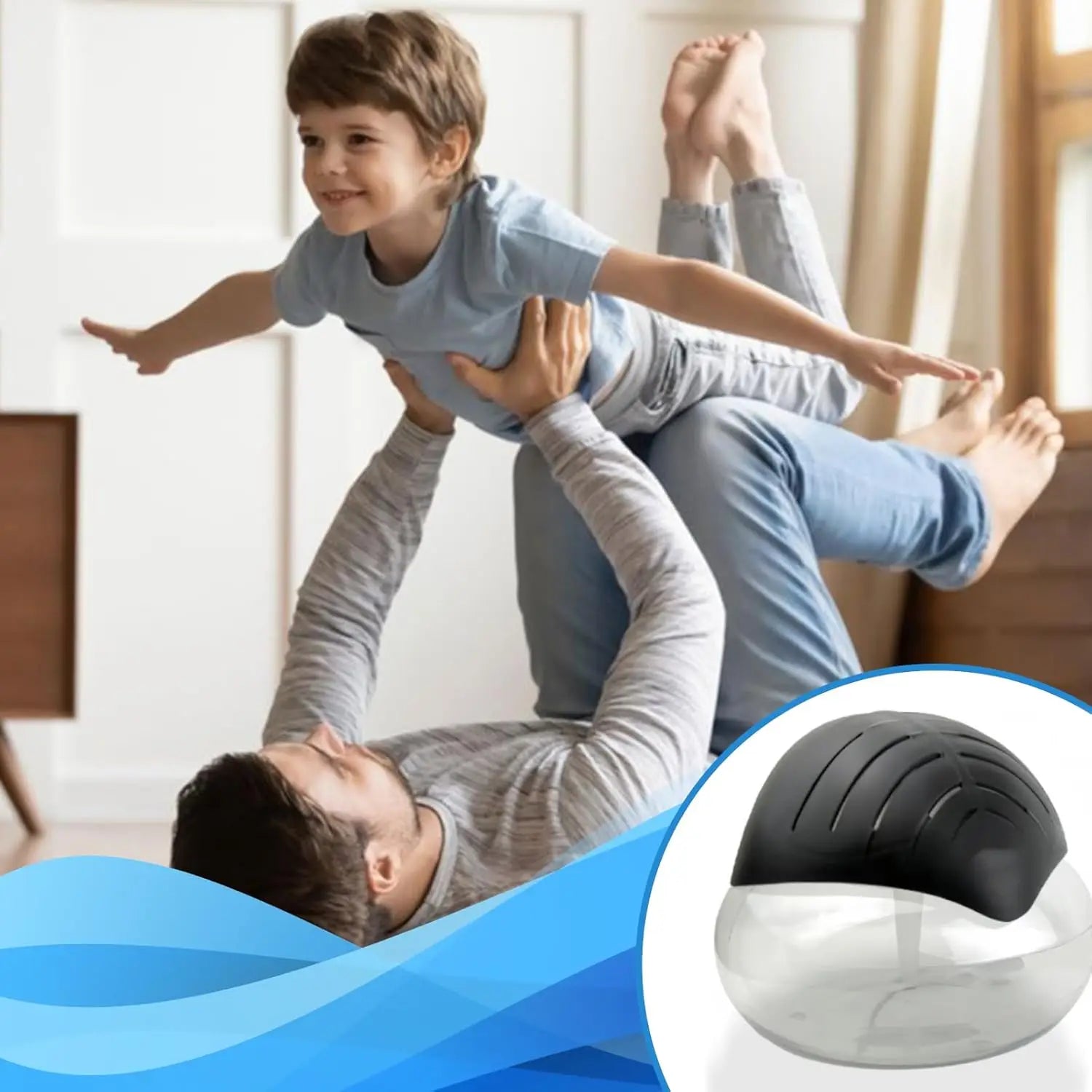 Water-Based Air Purifier and Essential Oil Aroma Diffuser - 4