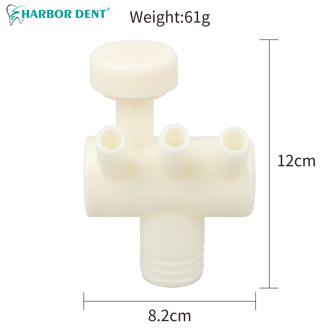 Dental Chair Three-Way Drain Pipe Adapter - 7