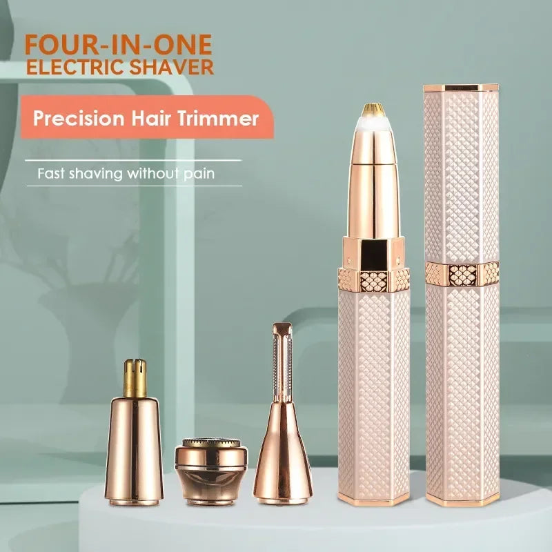 4-in-1 Painless Electric Shaver and Trimmer for Women - 2