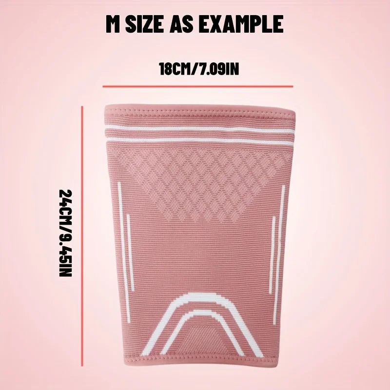 Elastic Thigh Compression Sleeve for Sports and Muscle Support - 7