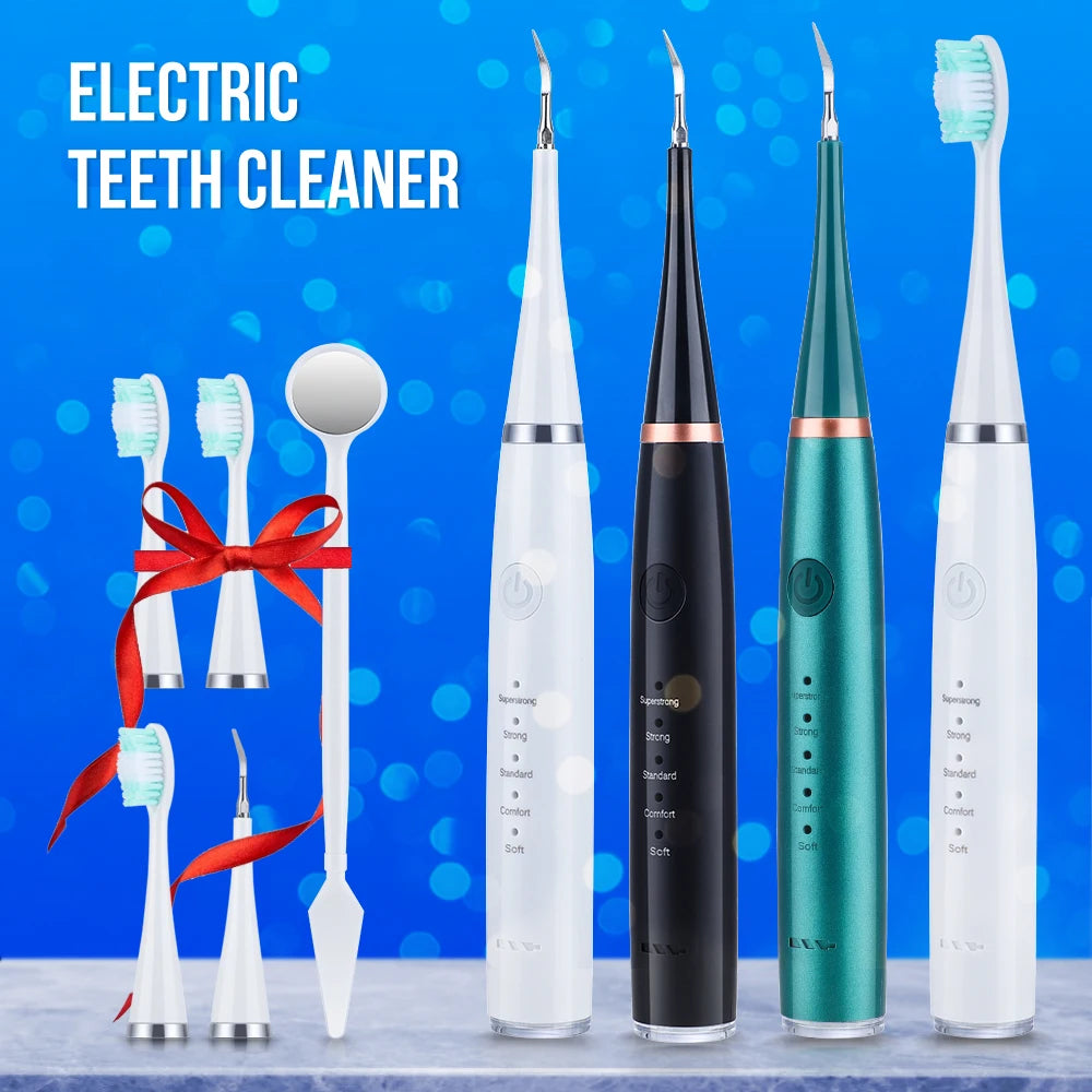 Electric Sonic Dental Scaler and Teeth Cleaning Kit - 7