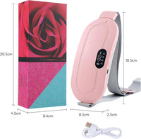 Portable Heated Massage Belt for Cramp Relief