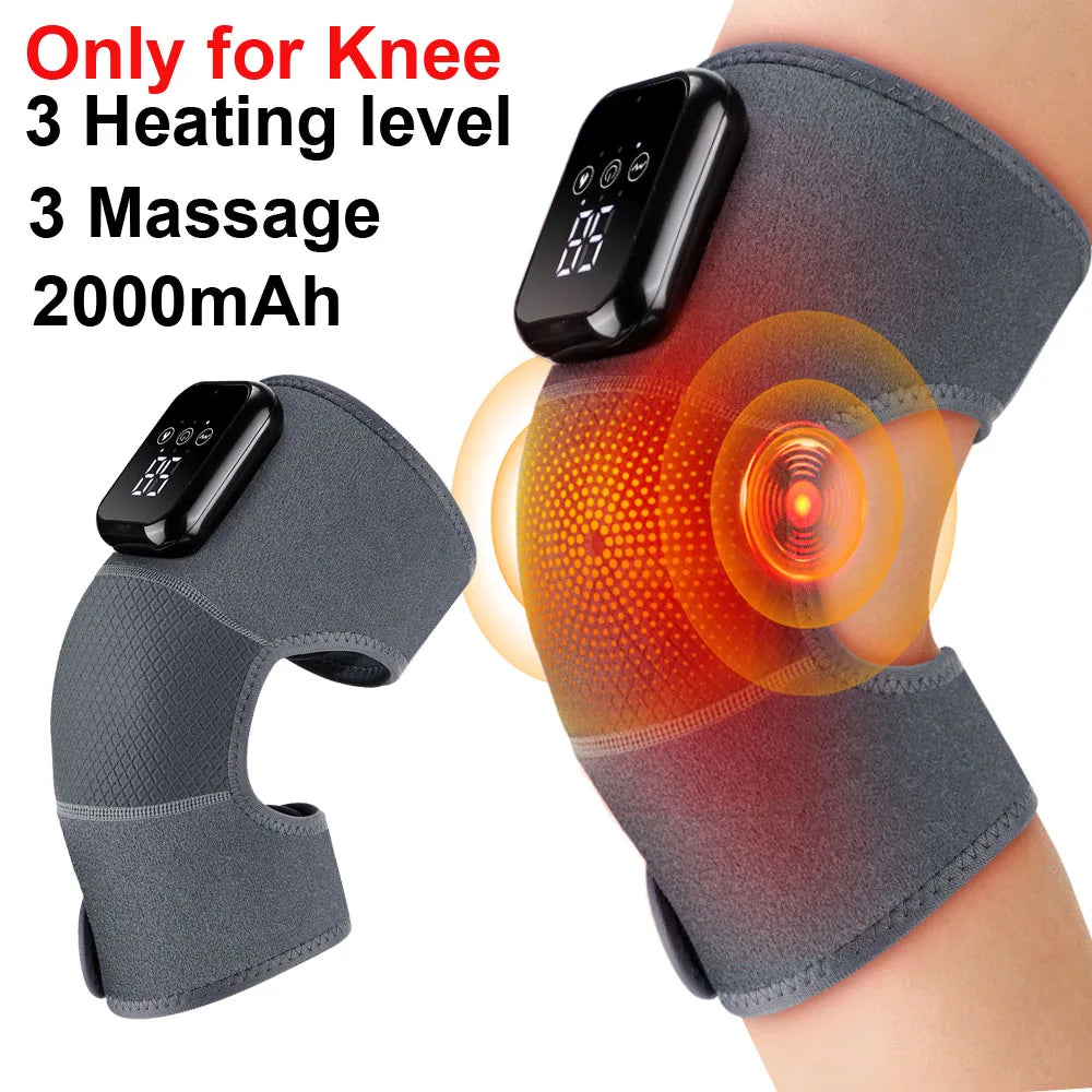 Heated Vibrating Knee Massager for Joint Pain Relief - 20
