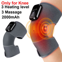 Heated Vibrating Knee Massager for Joint Pain Relief