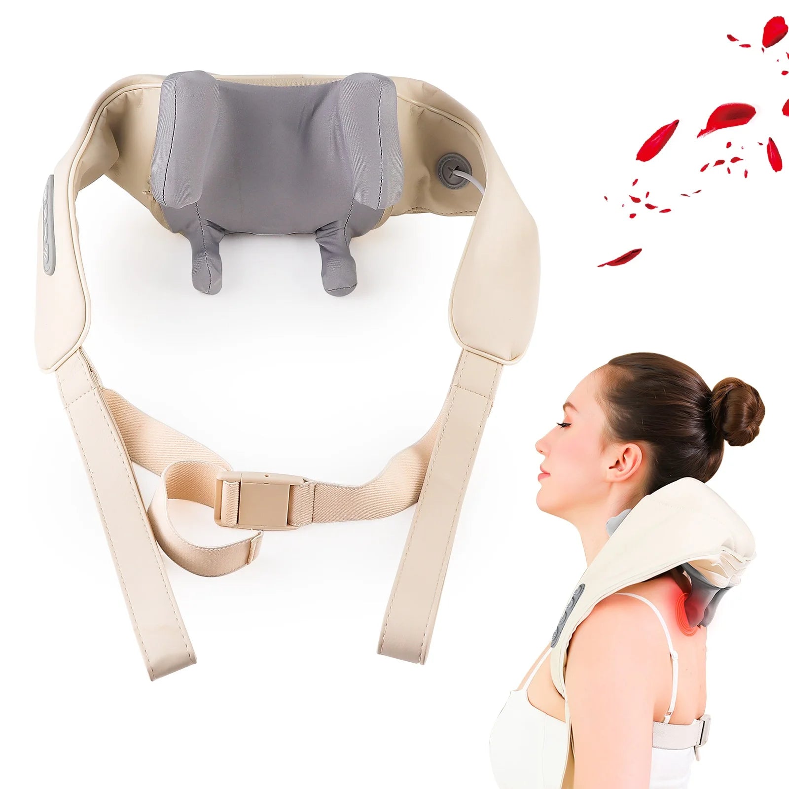 Wireless Shiatsu Neck and Shoulder Massage Shawl - 22