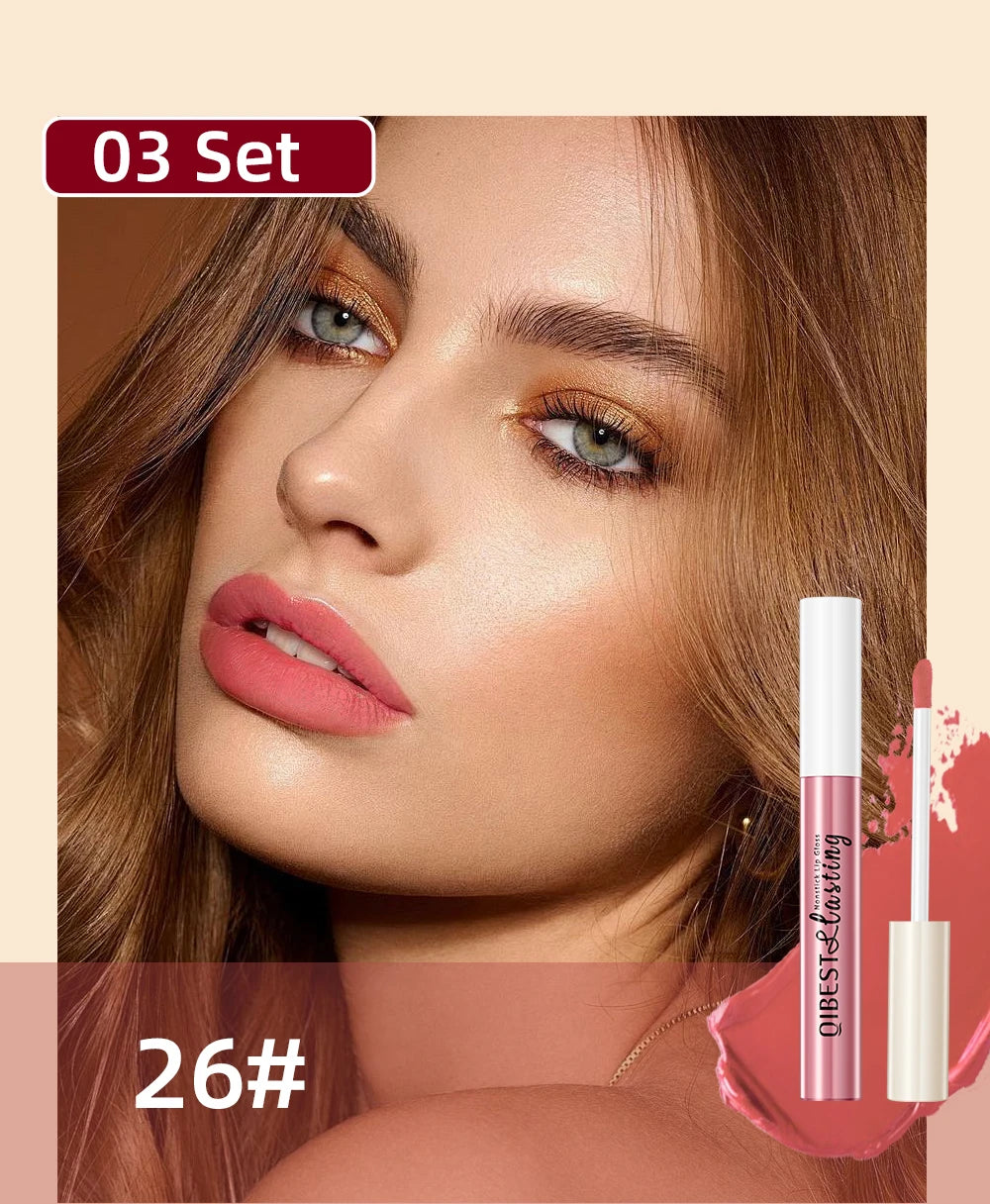 12-Piece Waterproof Matte Liquid Lipstick Set - 17