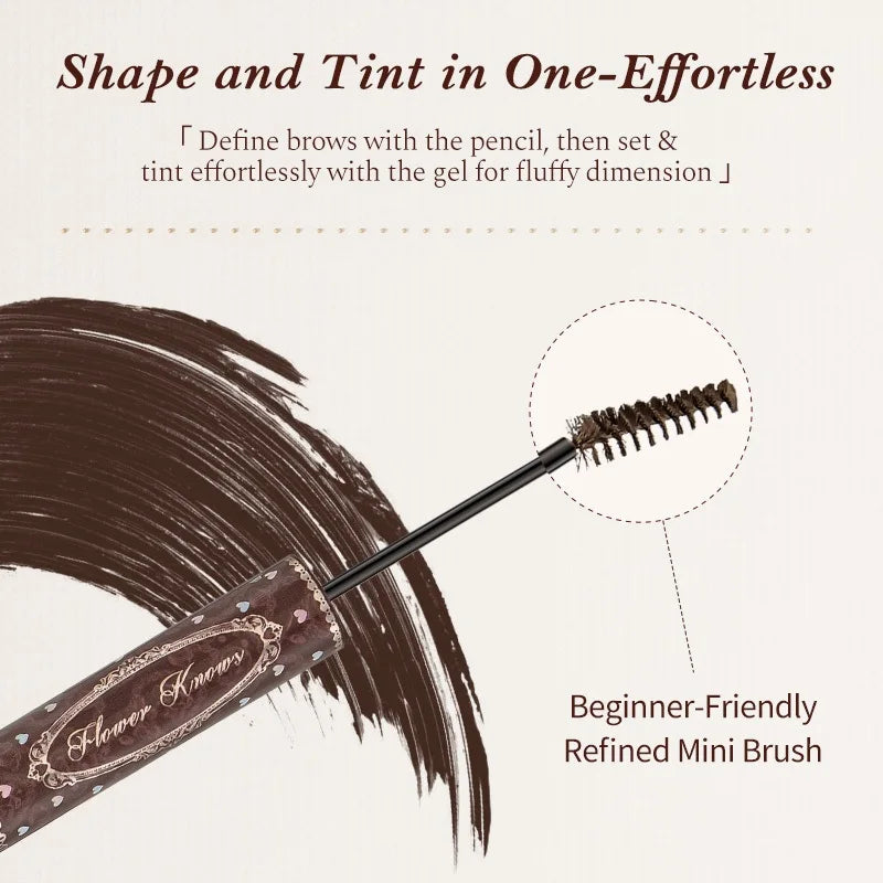 Dual-Ended Waterproof Brow Pencil and Tinted Gel Set - 9