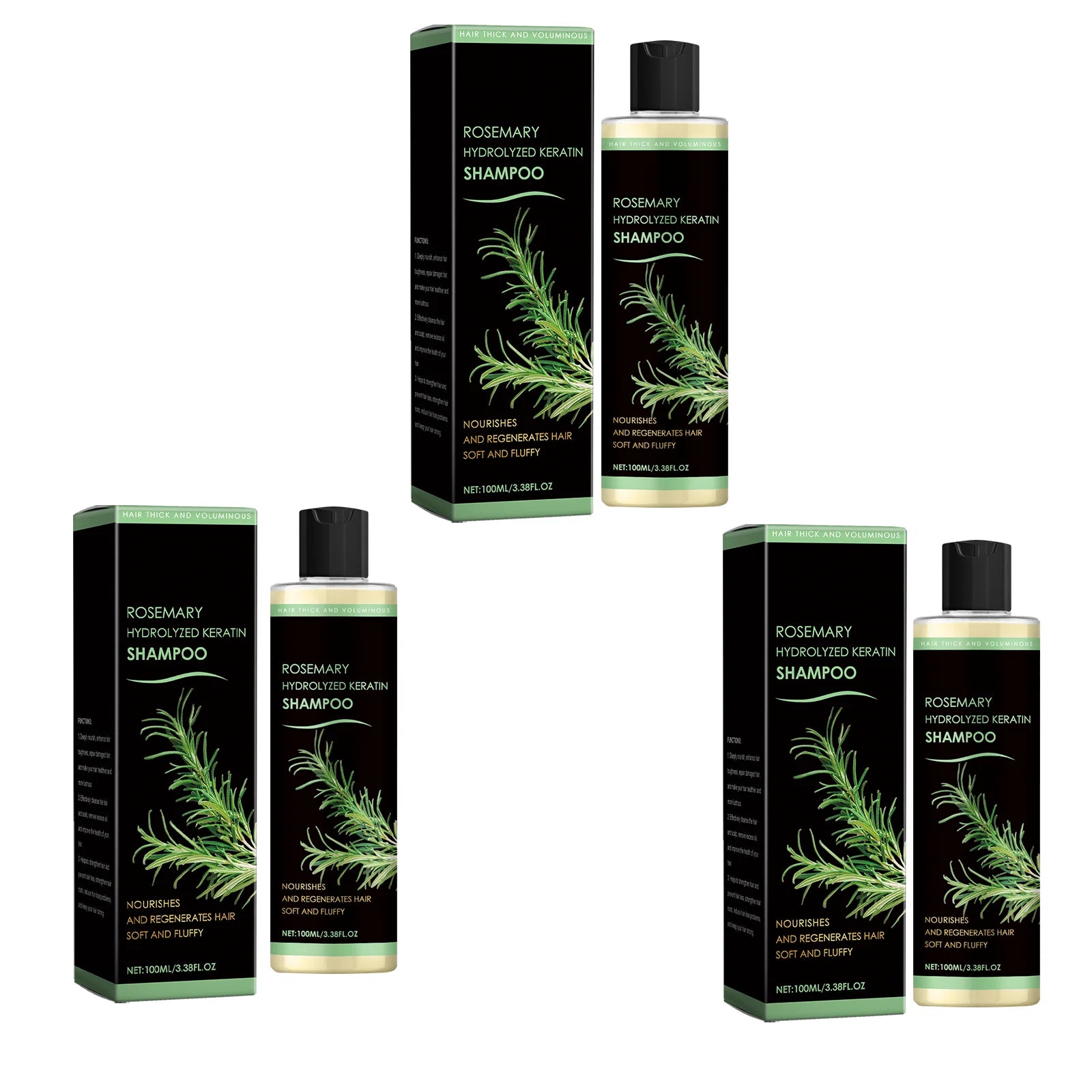 Rosemary Strengthening Shampoo for Hair Growth and Scalp Health - 10