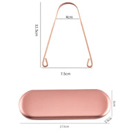 Portable Pure Copper Tongue Scraper for Fresh Breath