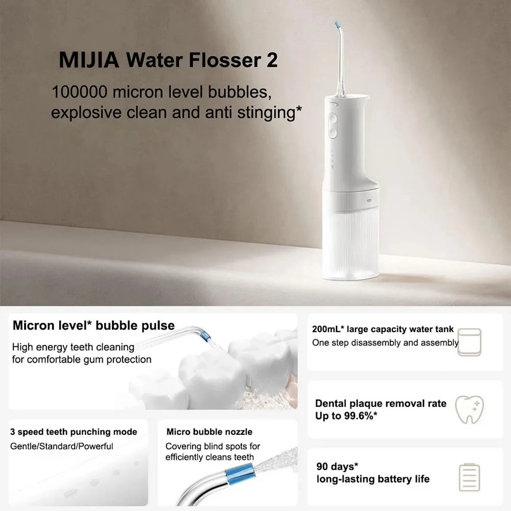 Portable Electric Water Flosser for Deep Teeth Cleaning - 2
