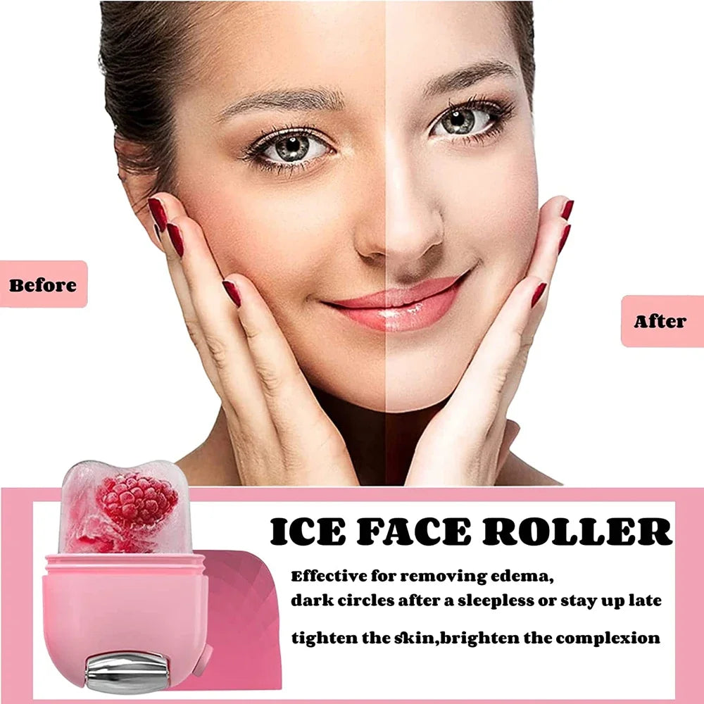 2-in-1 Cooling Ice Facial Roller and Contouring Tool - 14