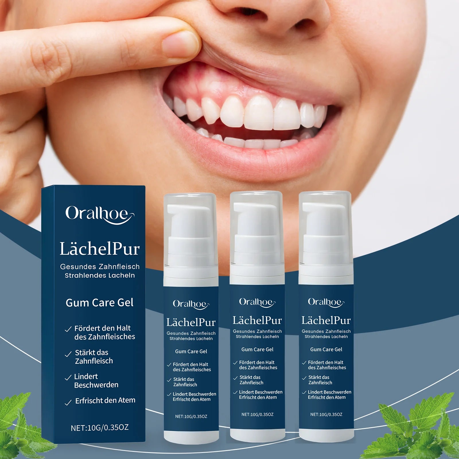 Soothing Gum Care Gel for Oral Health and Fresh Breath - 1
