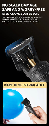 Professional Rechargeable Electric Hair Trimmer for Men