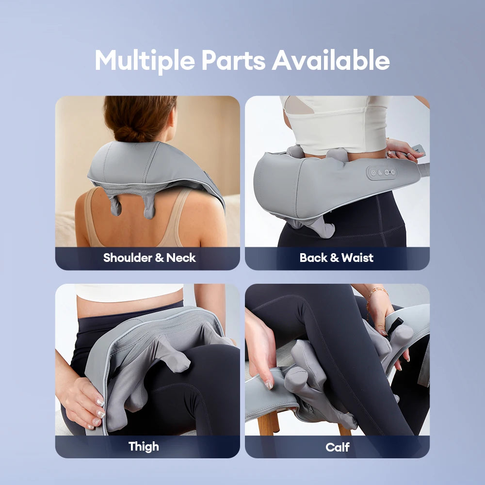 8-Head Deep Tissue Neck and Shoulder Massager - 4