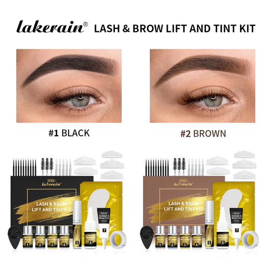 Professional Eyelash Lift and Eyebrow Tinting Kit