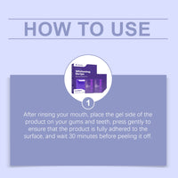 Purple Teeth Whitening Strips for Radiant Smile