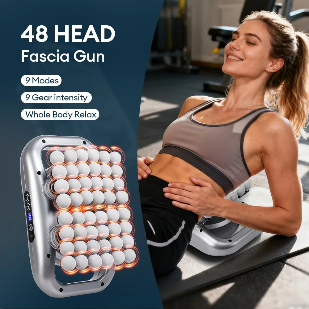 48-Head Deep Tissue Body Massage Gun - 1