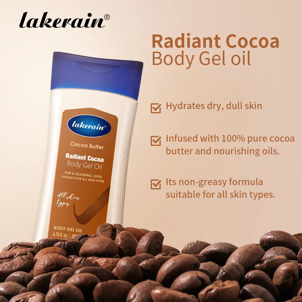 Radiant Cocoa Body Oil Gel for Glowing Hydrated Skin - 2