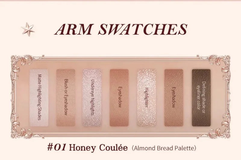 6-Color Swan Ballet Eyeshadow Palette - 18