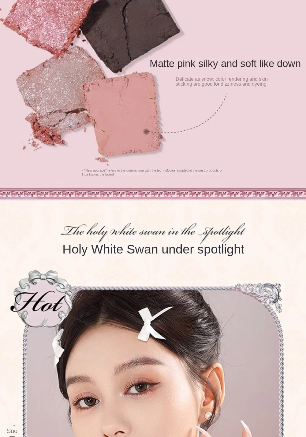 6-Color Swan Ballet Eyeshadow Palette - 13