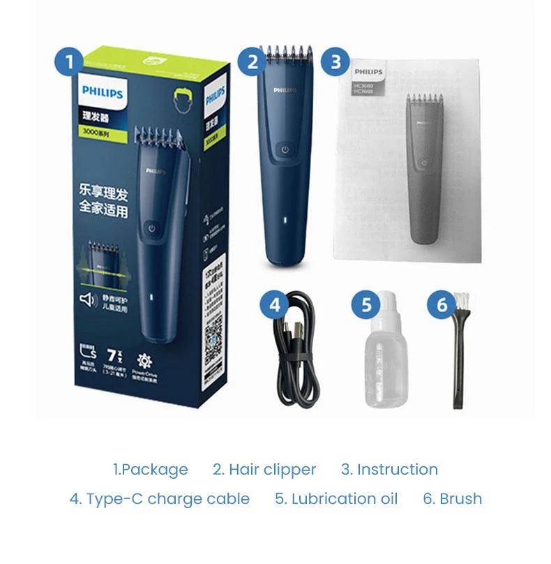 Professional Rechargeable Hair Clipper for Family Grooming - 23