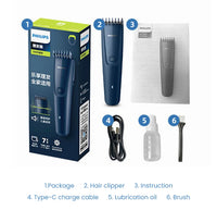 Professional Rechargeable Hair Clipper for Family Grooming