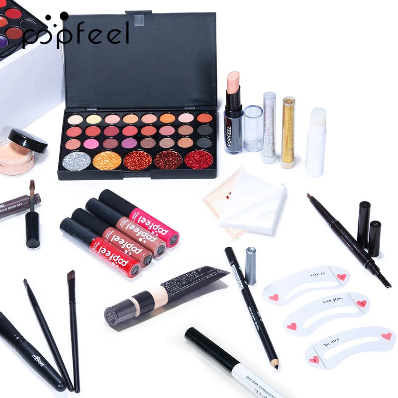 All-in-One Professional Makeup Starter Kit - 8