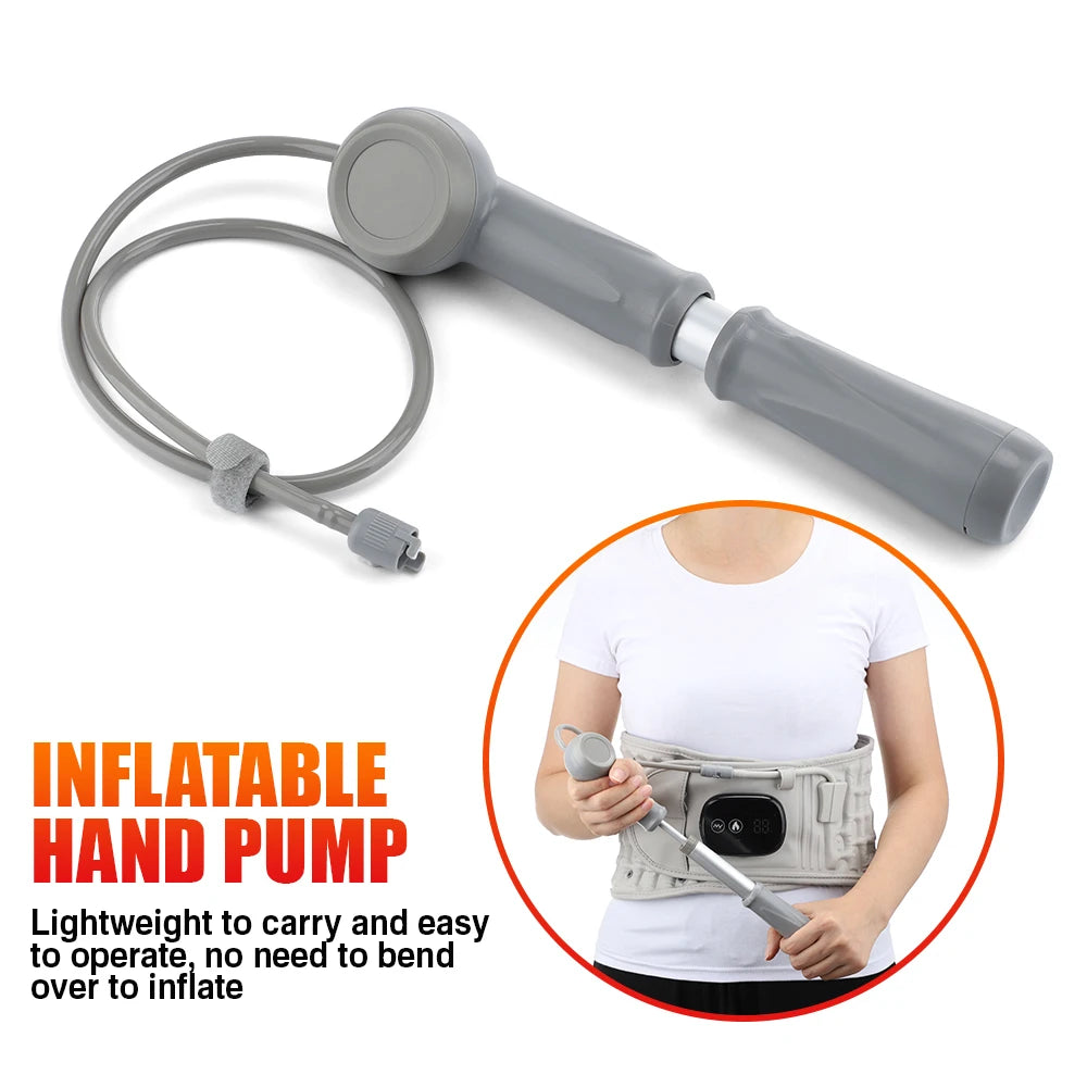 Heated Inflatable Lumbar Support Belt for Back Pain Relief - 23