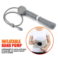Heated Inflatable Lumbar Support Belt for Back Pain Relief