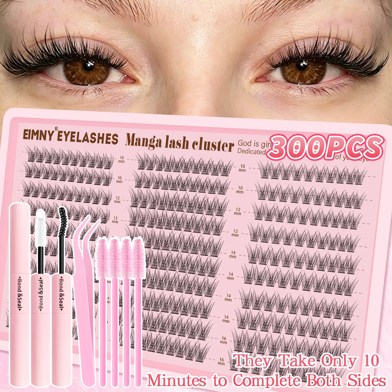 DIY Manga Style Lash Extension Cluster Kit - 11