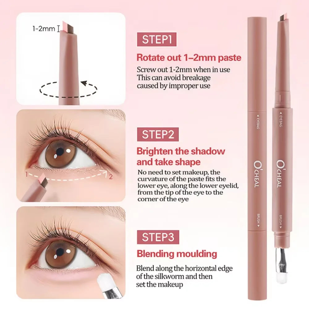 Dual-Ended Silkworm Under-Eye Brightening Shadow Pencil - 2