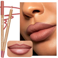 12-Color Waterproof Matte Lip Liner Pencil Set
