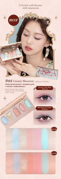 5-Color Shimmer and Matte Eyeshadow Palette