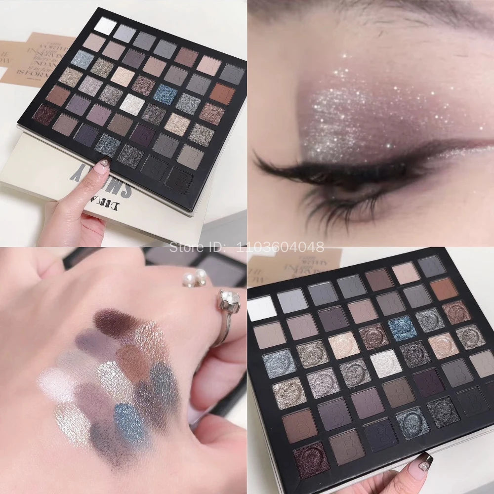 42-Color Professional Smoked Eyeshadow Palette - 6