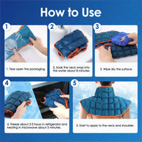 Reusable Hot and Cold Therapy Shoulder and Neck Wrap