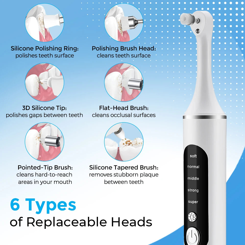 Electric Rechargeable Teeth Polishing and Whitening Kit - 1