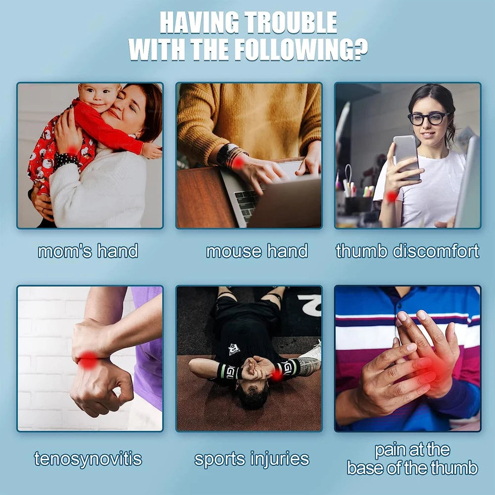 Adjustable Elastic Wrist Support Brace for Pain Relief - 6