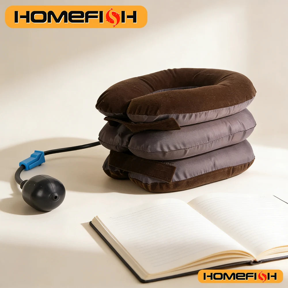 Inflatable Cervical Neck Traction Device for Pain Relief - 3