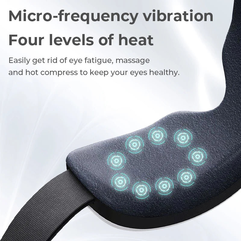 Smart Heated Eye Massager for Fatigue and Sleep Relief - 8