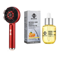 Electric Scalp Massager and Hair Growth Serum Applicator Comb