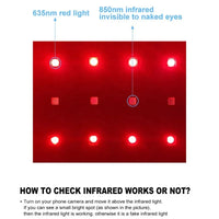 Red and Infrared Light Therapy Belt for Pain Relief