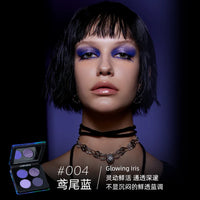 4-Color Shimmer Glitter Eyeshadow Palette