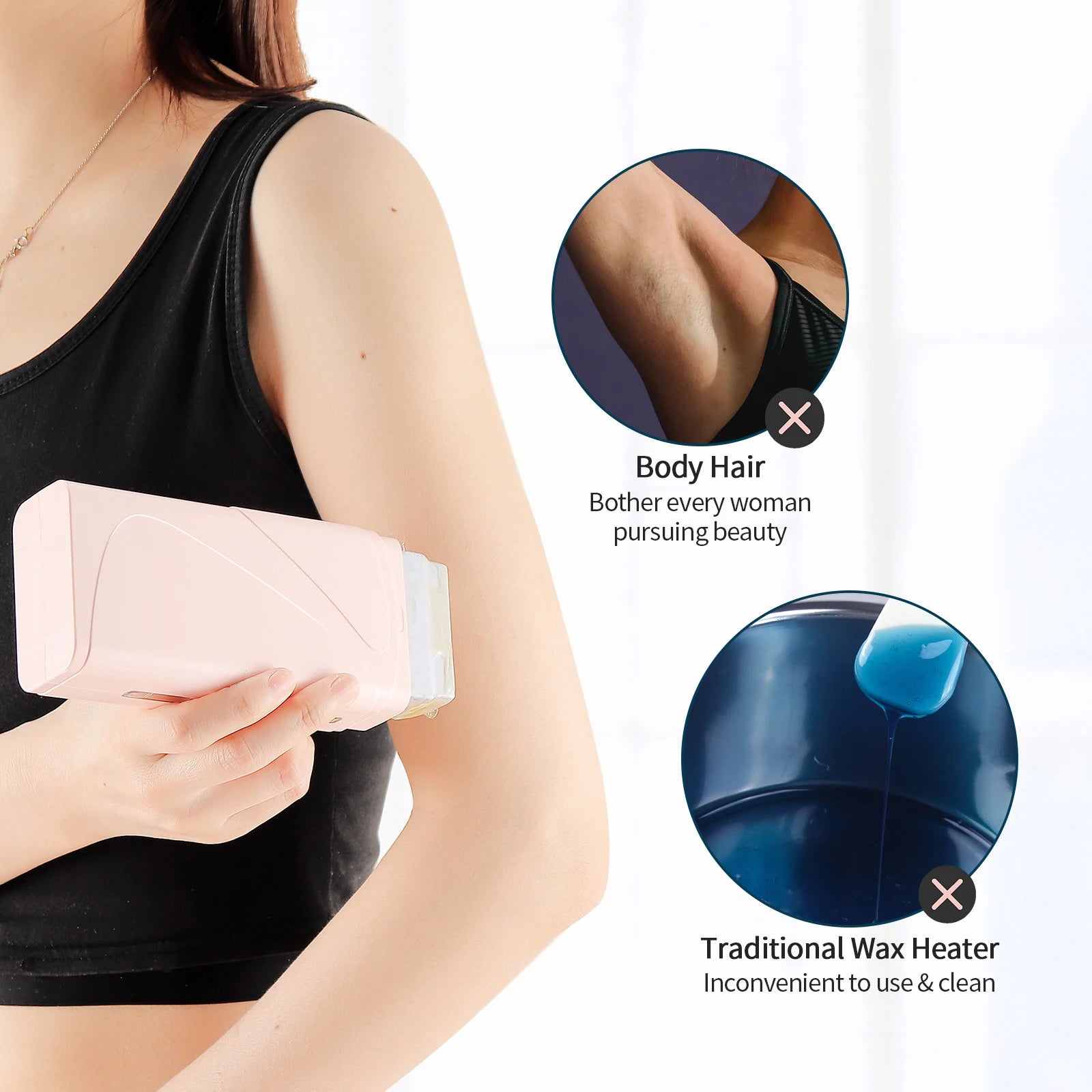 Portable Electric Roll-On Wax Heater for Hair Removal - 11