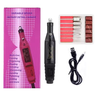 Portable Electric Nail File and Manicure Drill Kit