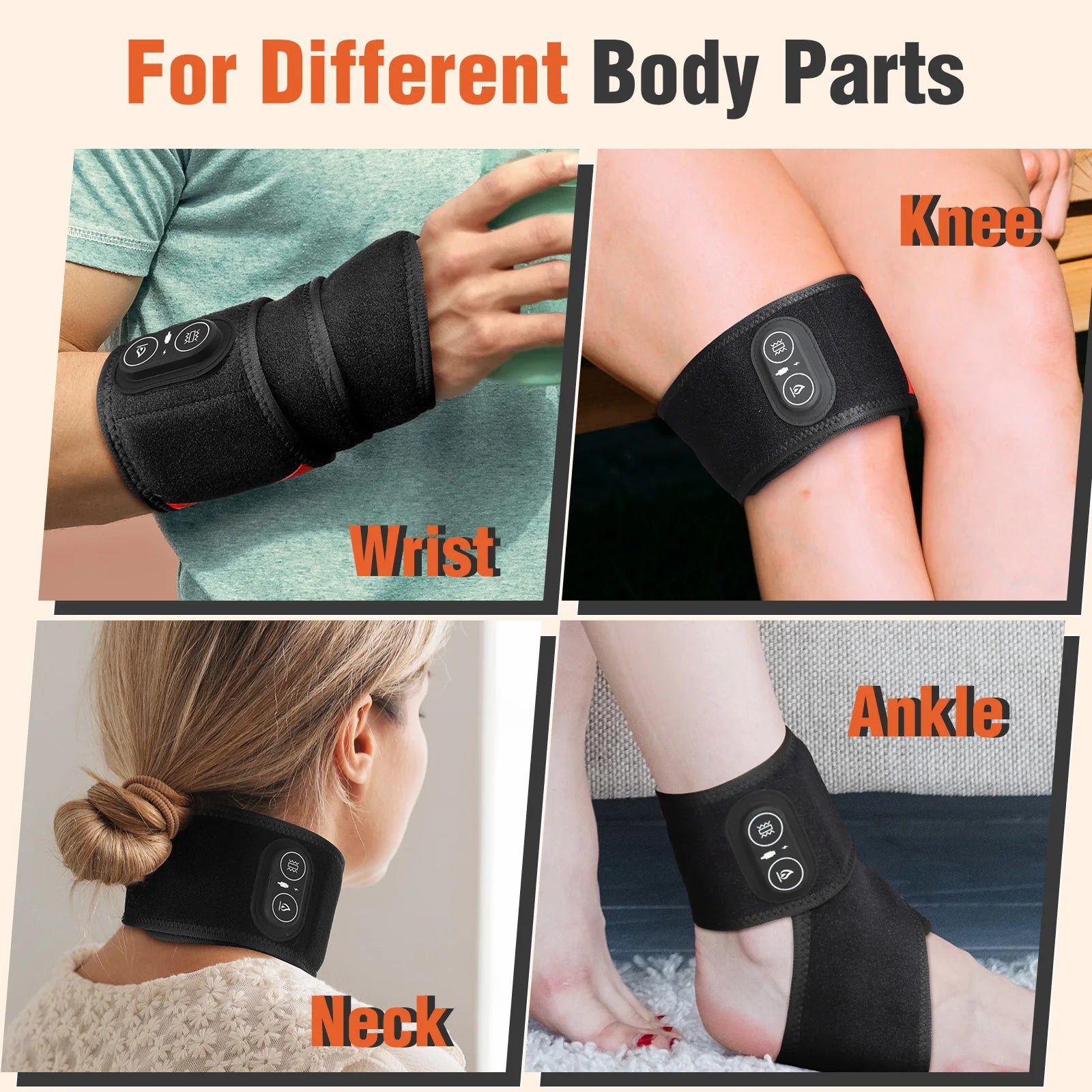 Red Light Therapy Heating Wrap for Joint & Muscle Pain Relief - 22