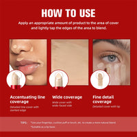 2-in-1 Full Coverage Blurring Concealer and Stick